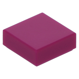 3070b Magenta Tile 1 x 1 with Groove