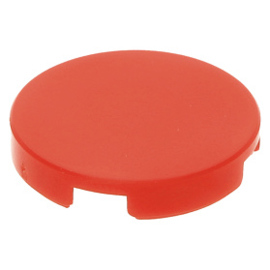 14769 Red Tile, Round 2 x 2 with Bottom Stud Holder