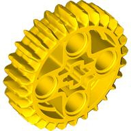 46372 Yellow Technic, Gear 28 Tooth Double Bevel