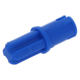 43093 / 3749 Blue Technic, Axle Pin with Friction Ridges Lengthwise