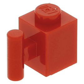 2921 Red Brick, Modified 1 x 1 with Handle