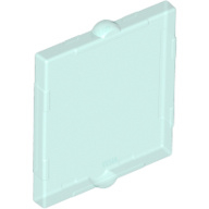 60601 Glass for Window 1 x 2 x 2 Flat Front trans-light blue
