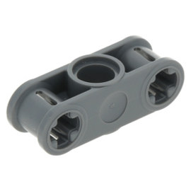 32184 Dark Bluish Gray Technic, Axle and Pin Connector Perpendicular 3L with Center Pin Hole