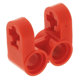 41678 Red Technic, Axle and Pin Connector Perpendicular Double Split