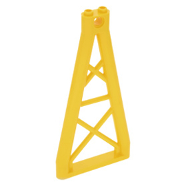 64449 Support 1 x 6 x 10 Girder Triangular yellow