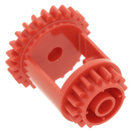 6573 Red Technic, Gear Differential, 24-16 Teeth