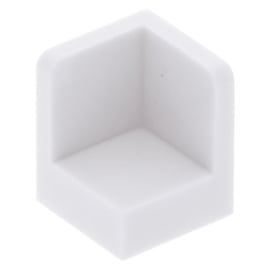 6231 White Panel 1 x 1 x 1 Corner