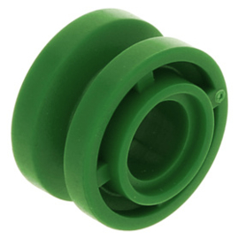 42610 Green Wheel 11mm D. x 8mm with Center Groove