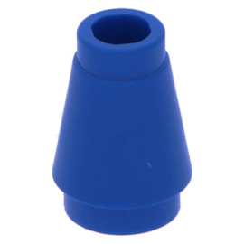 4589b / 59900 Blue Cone 1 x 1 with Top Groove