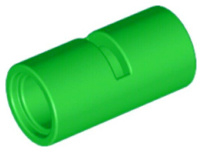 62462 / 29219 Bright Green Technic, Pin Connector Round 2L with Slot (Pin Joiner Round)