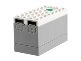 bb0892c01 White Electric 9V Battery Box Powered Up Bluetooth HUB with Light Bluish Gray Bottom