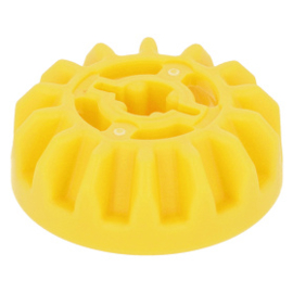 69762 Yellow Technic, Gear 14 Tooth Bevel Thick