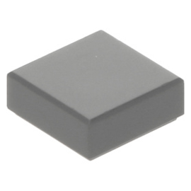 3070b Dark Bluish Gray Tile 1 x 1 with Groove