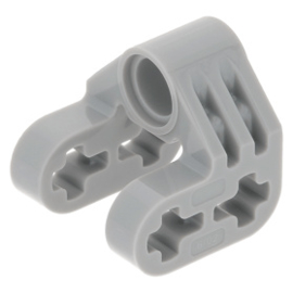 92907 Light Bluish Gray Technic, Axle and Pin Connector Perpendicular Split