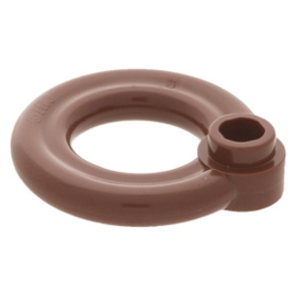 30340 Reddish Brown Minifig, Utensil Flotation Ring (Life Preserver)