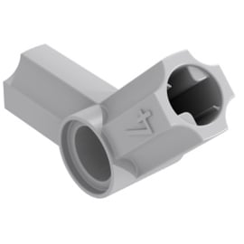 32192 Light Bluish Gray Technic, Axle and Pin Connector Angled #4 - 135 degrees