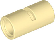 62462 / 29219 Tan Technic, Pin Connector Round 2L with Slot (Pin Joiner Round)