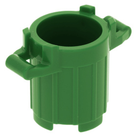 92926 Container, Trash Can with 4 Cover Holders