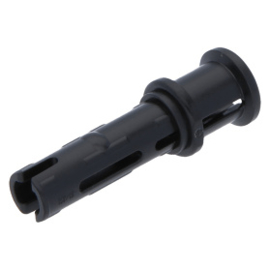 65304 / 32054 Black Technic, Pin 3L with Friction Ridges Lengthwise and Stop Bush