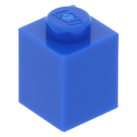 3005 Brick 1x1 blue