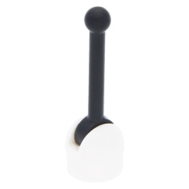 4592c02 White Lever Small Base with Black Lever