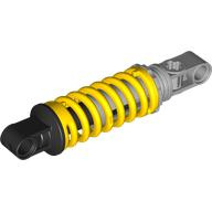 79717c01 Yellow Technic, Shock Absorber 9L with Black and Light Bluish Gray Ends
