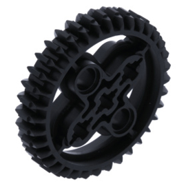 32498 Black Technic, Gear 36 Tooth Double Bevel