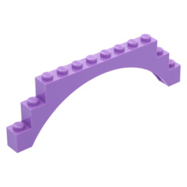 6108 Brick, Arch 1 x 12 x 3 medium lavender