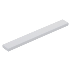 4162 White Tile 1 x 8