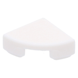 25269 Tile, Round 1 x 1 Quarter White