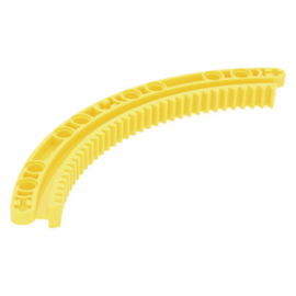 24121 Yellow Technic, Gear Rack 11 x 11 Curved