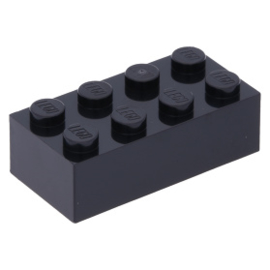 3001 Black Brick 2 x 4