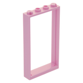 60596 Door Frame 1 x 4 x 6 Type 2, bright pink