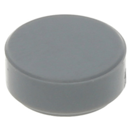 98138 Dark Bluish Gray Tile, Round 1 x 1