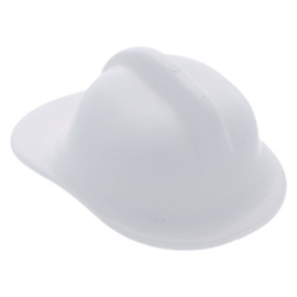 3834 White Minifigure, Headgear Fire Helmet