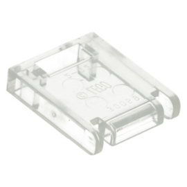 4346 Trans-Clear Container, Box 2 x 2 x 2 Door with Slot