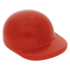 4485b Red Minifigure, Headgear Cap - Short Curved Bill
