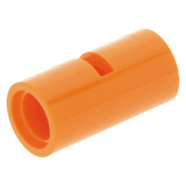 62462 / 29219 Orange Technic, Pin Connector Round 2L with Slot (Pin Joiner Round)