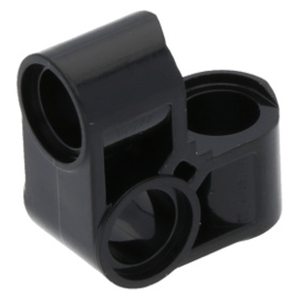 44809 Black Technic, Pin Connector Perpendicular 2 x 2 Bent