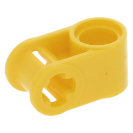 6536 / 40146 Technic, Axle and Pin Connector Perpendicular yellow