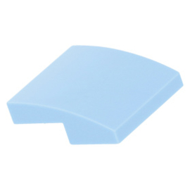 15068 Bright Light Blue Slope, Curved 2 x 2 No Studs