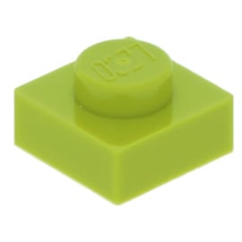 3024 Lime Plate 1 x 1