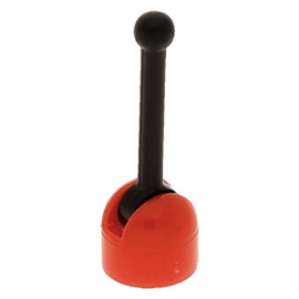 4592c02 Red Lever Small Base with Black Lever
