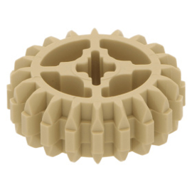32269 Tan Technic, Gear 20 Tooth Double Bevel