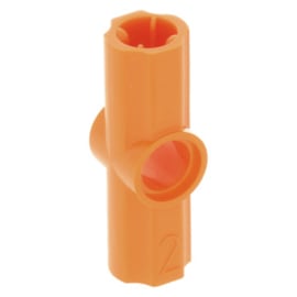 32034 Orange Technic, Axle and Pin Connector Angled #2 - 180 degrees