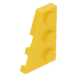 43723 Yellow Wedge, Plate 3 x 2 Left