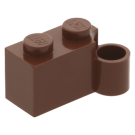 3831 Reddish Brown Hinge Brick 1 x 4 Swivel Base