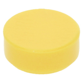 98138 Yellow Tile, Round 1 x 1