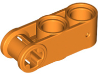 42003 / 42796 Orange Technic, Axle and Pin Connector Perpendicular 3L with 2 Pin Holes