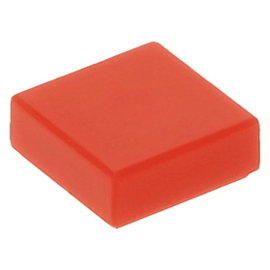 3070b Red Tile 1 x 1 with Groove